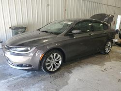 Salvage cars for sale at Franklin, WI auction: 2015 Chrysler 200 S