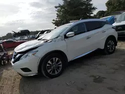 Salvage cars for sale at Seaford, DE auction: 2017 Nissan Murano S