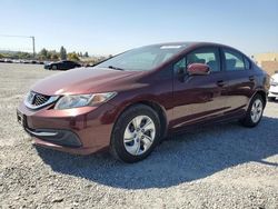 Salvage cars for sale at Mentone, CA auction: 2014 Honda Civic LX