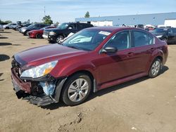 2011 Subaru Legacy 2.5I en venta en Woodhaven, MI