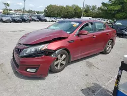 KIA Optima salvage cars for sale: 2015 KIA Optima LX