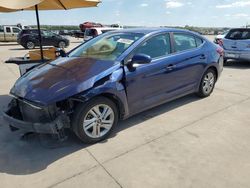 Salvage cars for sale at Grand Prairie, TX auction: 2020 Hyundai Elantra SEL