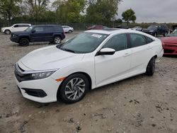 Salvage cars for sale at Cicero, IN auction: 2017 Honda Civic EX