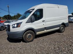 Salvage trucks for sale at Chalfont, PA auction: 2018 Ford Transit T-250