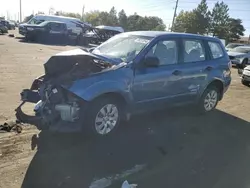 Salvage cars for sale at Denver, CO auction: 2010 Subaru Forester 2.5X