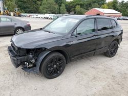 Carros salvage sin ofertas aún a la venta en subasta: 2022 Volkswagen Tiguan SE R-LINE Black