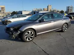 Carros salvage a la venta en subasta: 2017 Honda Accord EXL