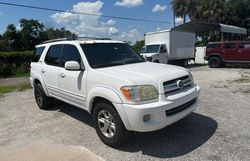 Toyota Sequoia salvage cars for sale: 2006 Toyota Sequoia Limited