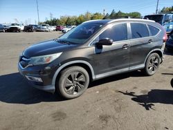 Salvage cars for sale from Copart Denver, CO: 2016 Honda CR-V Touring