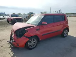 KIA Vehiculos salvage en venta: 2013 KIA Soul +