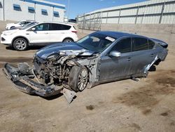 Salvage cars for sale at Albuquerque, NM auction: 2018 Infiniti Q50 Luxe