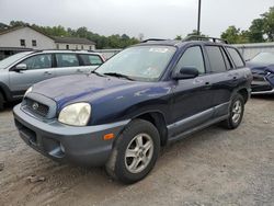 Salvage cars for sale from Copart York Haven, PA: 2004 Hyundai Santa FE GLS