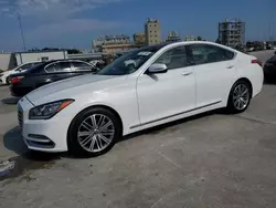 Salvage cars for sale at New Orleans, LA auction: 2018 Genesis G80 Base