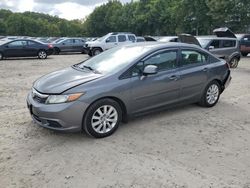 Honda salvage cars for sale: 2012 Honda Civic EX