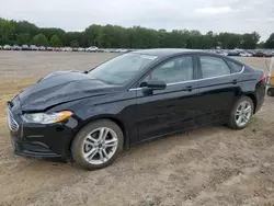 Ford salvage cars for sale: 2018 Ford Fusion S