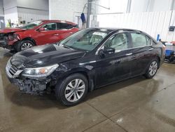 Salvage cars for sale at Ham Lake, MN auction: 2014 Honda Accord LX