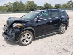 Salvage cars for sale at Madisonville, TN auction: 2017 Toyota Highlander Limited