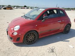 Salvage cars for sale at San Antonio, TX auction: 2013 Fiat 500 Abarth