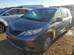 Salvage cars for sale at Brighton, CO auction: 2012 Toyota Sienna LE