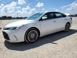 Salvage cars for sale from Copart Arcadia, FL: 2016 Toyota Avalon XLE