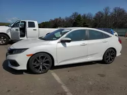 Salvage cars for sale at Brookhaven, NY auction: 2019 Honda Civic Sport