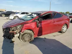 Salvage cars for sale at Grand Prairie, TX auction: 2016 Hyundai Elantra SE