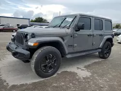 Jeep salvage cars for sale: 2021 Jeep Wrangler Unlimited Sahara