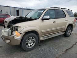 Salvage cars for sale at Tulsa, OK auction: 2007 Toyota Sequoia Limited