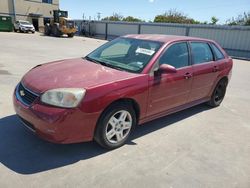 Chevrolet salvage cars for sale: 2006 Chevrolet Malibu Maxx LT