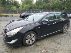 Salvage cars for sale at Waldorf, MD auction: 2013 Hyundai Sonata Hybrid