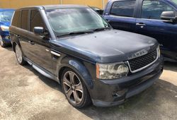 Land Rover salvage cars for sale: 2012 Land Rover Range Rover Sport HSE