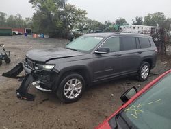 Jeep salvage cars for sale: 2021 Jeep Grand Cherokee L Limited