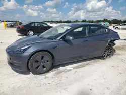 Tesla salvage cars for sale: 2022 Tesla Model 3