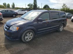 Salvage cars for sale at Montreal Est, QC auction: 2013 Dodge Grand Caravan Crew