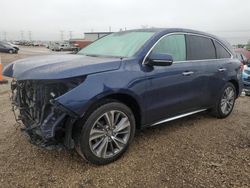 Salvage cars for sale at Elgin, IL auction: 2018 Acura MDX Technology