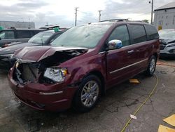 Salvage cars for sale at Chicago Heights, IL auction: 2008 Chrysler Town & Country Limited