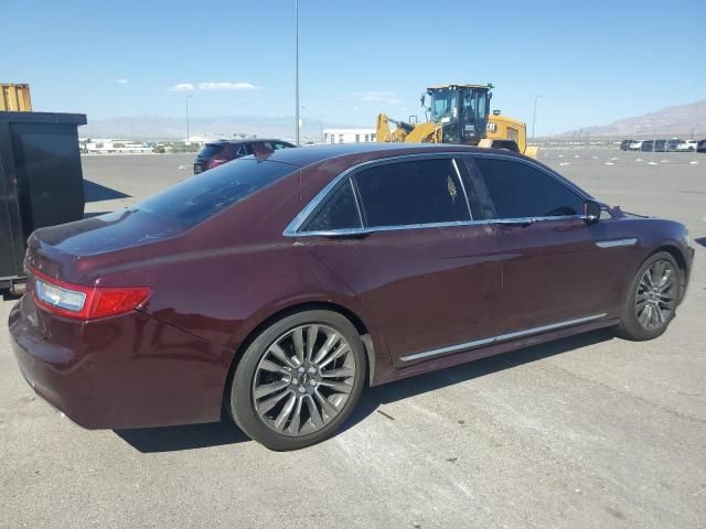 2018 Lincoln Continental Reserve