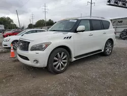 Vehiculos salvage en venta de Copart Columbus, OH: 2012 Infiniti QX56