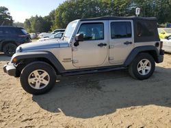 2016 Jeep Wrangler Unlimited Sport en venta en North Billerica, MA