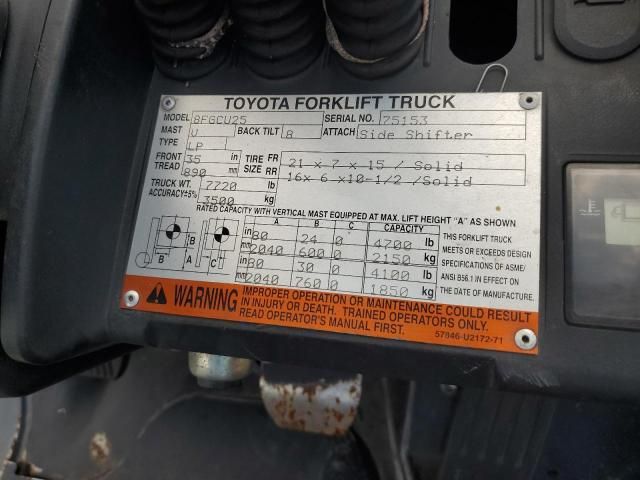 2016 Toyota Forklift