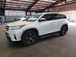 Salvage cars for sale at East Granby, CT auction: 2019 Toyota Highlander LE