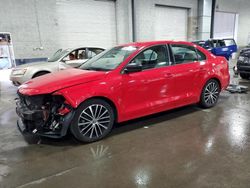 Salvage cars for sale at Ham Lake, MN auction: 2015 Volkswagen Jetta SE