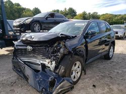 Salvage cars for sale at Mendon, MA auction: 2021 Toyota Rav4 XLE