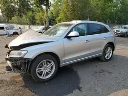 Salvage cars for sale at Portland, OR auction: 2015 Audi Q5 Premium