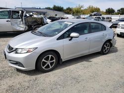 Salvage cars for sale at Sacramento, CA auction: 2015 Honda Civic SE