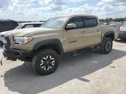 Salvage cars for sale from Copart San Antonio, TX: 2019 Toyota Tacoma Double Cab