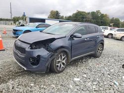 KIA salvage cars for sale: 2018 KIA Sportage SX