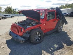 Jeep salvage cars for sale: 2020 Jeep Wrangler Sport