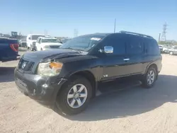 Salvage cars for sale at Tucson, AZ auction: 2008 Nissan Armada SE