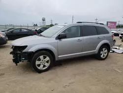 Salvage cars for sale at Chicago Heights, IL auction: 2017 Dodge Journey SE